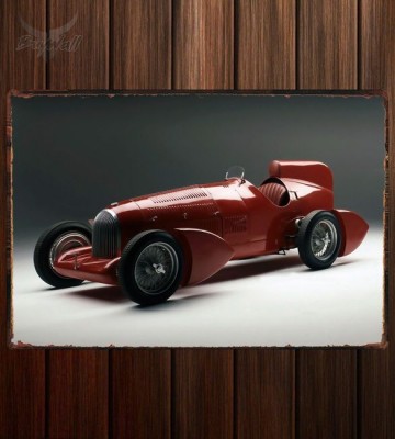 Металлическая табличка Alfa Romeo Tipo B Aerodynamica